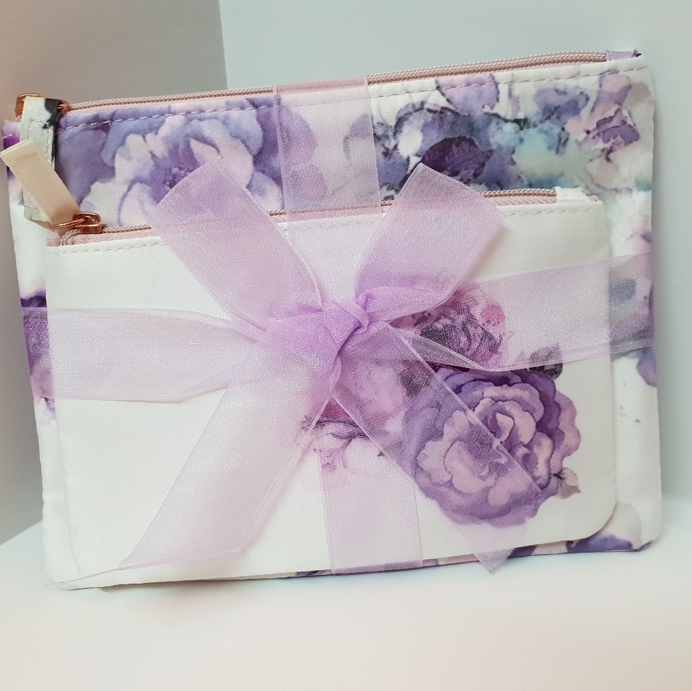Makeup bags set of 2 new never used